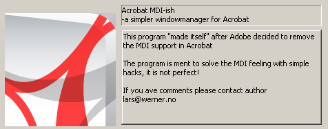 Acrobat MDI – ish v0.5.0.1 released!